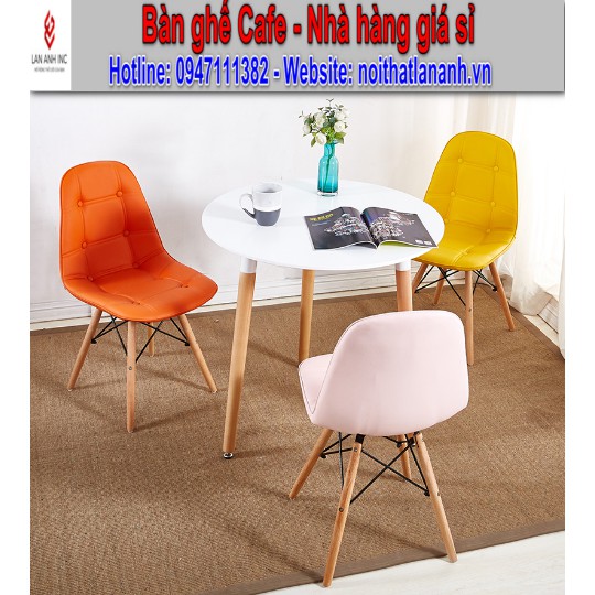 Bàn tròn cafe - Văn phòng Eames DK 60cm 3 chân | BigBuy360 - bigbuy360.vn