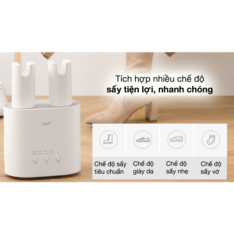 Máy sấy giày khử khuẩn thông minh Deerma HX10 - Máy sấy khử mùi giầy Deerma HX10