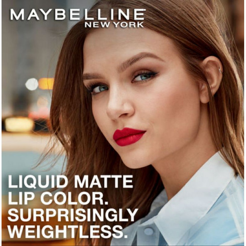 Son kem lì nhẹ môi Maybelline Sensational Liquid Matte Lipstick 7ml