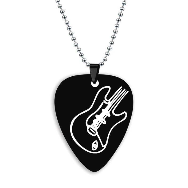 Miếng Gảy Đàn Guitar Bass Gắn Móc Khóa Sáng Tạo