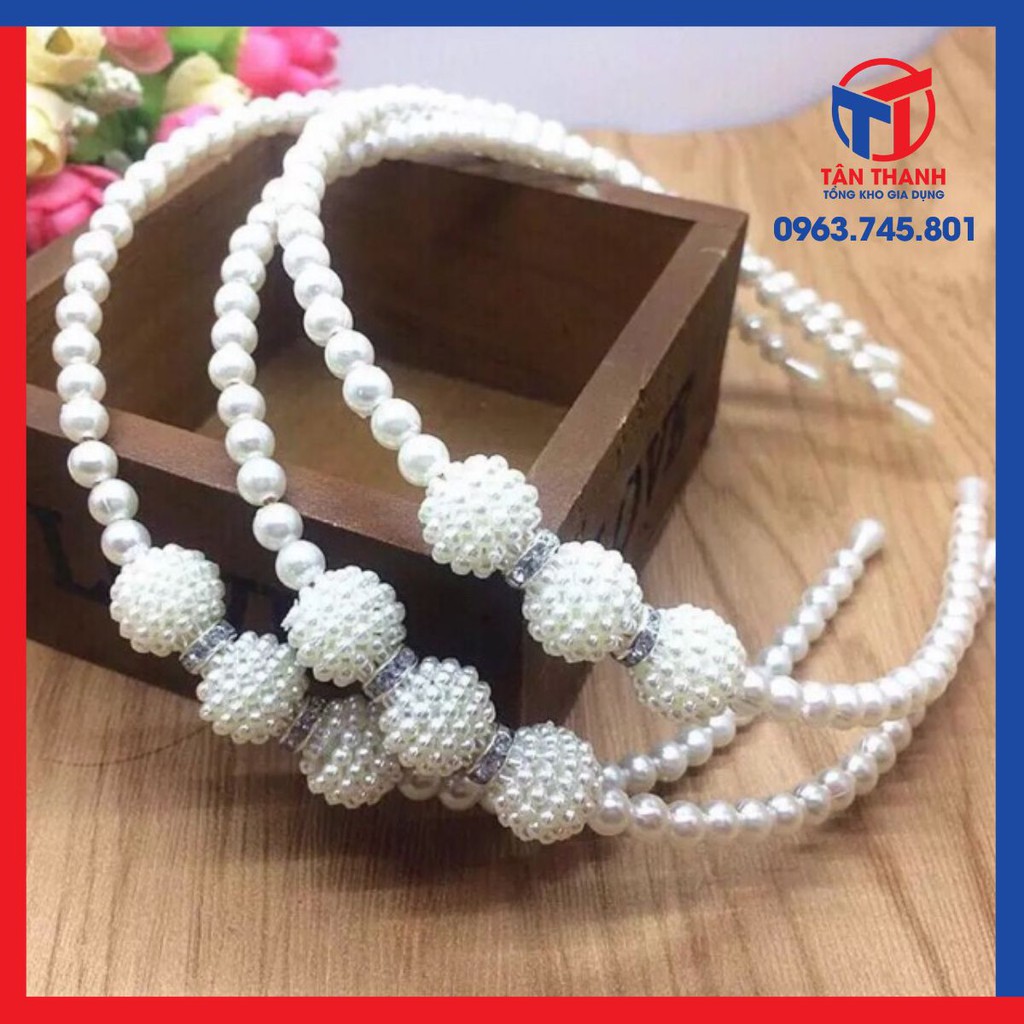 Bợp tóc gắn hạt ngọc siêu hot, siêu cute