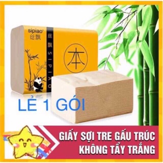 [ RẺ VÔ ĐỊCH] 1 GÓI GIẤY GẤU TRÚC HÀNG ĐỦ