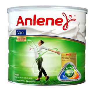 Sữa bột Anlene Gold Movepro hương vani 400g (Hộp thiếc) - cam kết hàng chính hãng 100%