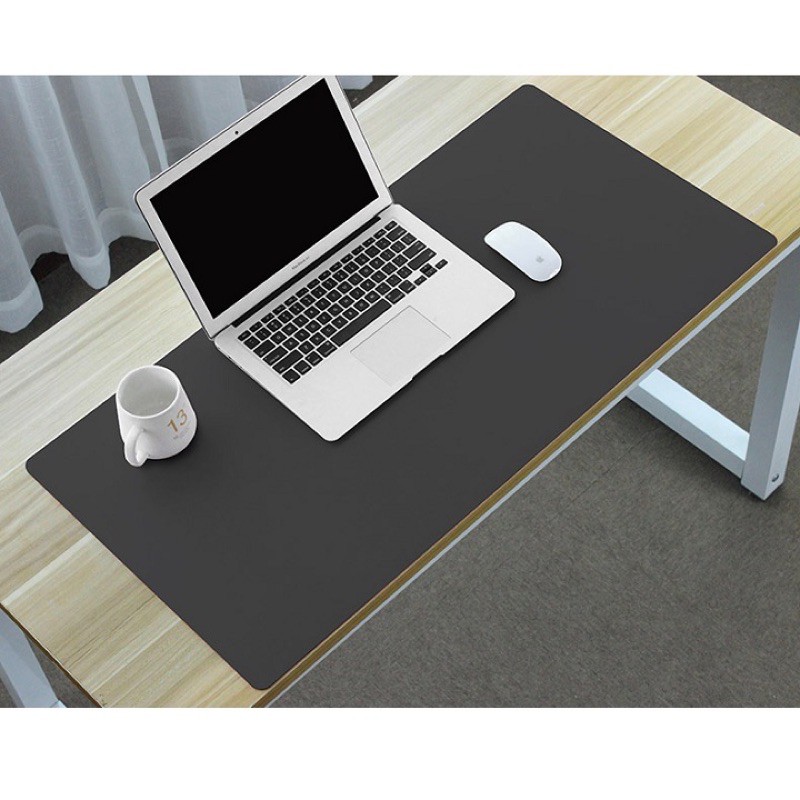 Lót chuột bàn phím cỡ lớn bàn di chuột mousepad bằng da nguyên tấm giá rẻ vô địch