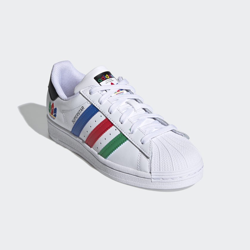 Giày Sneaker Thời Trang Adidas Super Star 20 Trefoil Nữ Trắng FW5236 - Hàng Chính Hãng