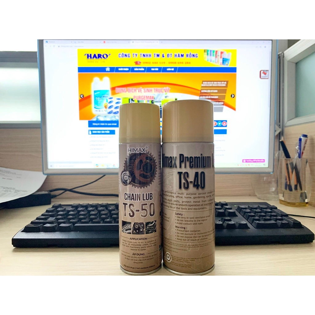 Chai Xịt Chống Rỉ Sét Và Bôi Trơn TS-40 450ml