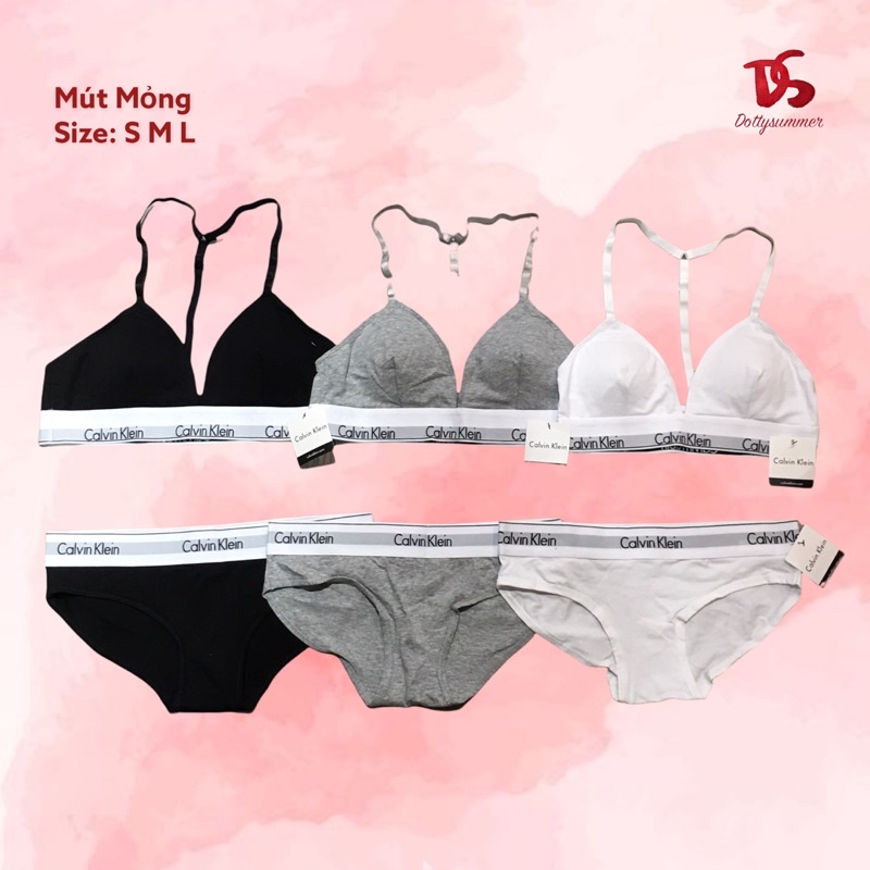Áo Lót Áo Ngực Bộ Lót Cotton Thể Thao Trendy S M L