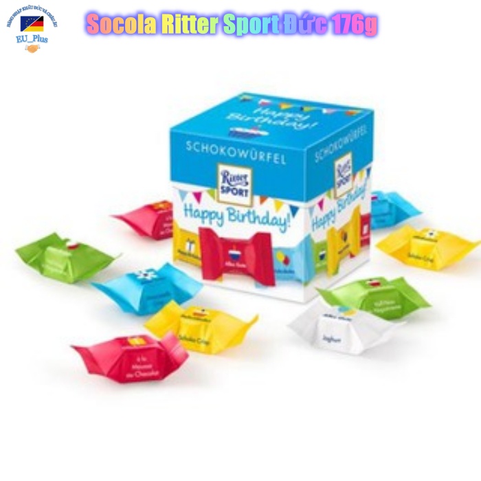 Sô cô la Ritter Sport Schokowurfel 176g - Đức mới