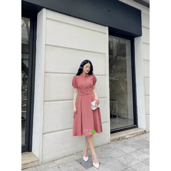 [Mã FAMARAL1 giảm 10K đơn 50K] Váy xòe xếp ly eo A1000.469 | BigBuy360 - bigbuy360.vn