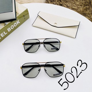 Mắt Kính Mát Nam 5023, tròng Polarized, tròng đổi màu, hàng đẹp, chất nhẹ – Kính mát nam đẹp tặng kèm hộp đựng kính và