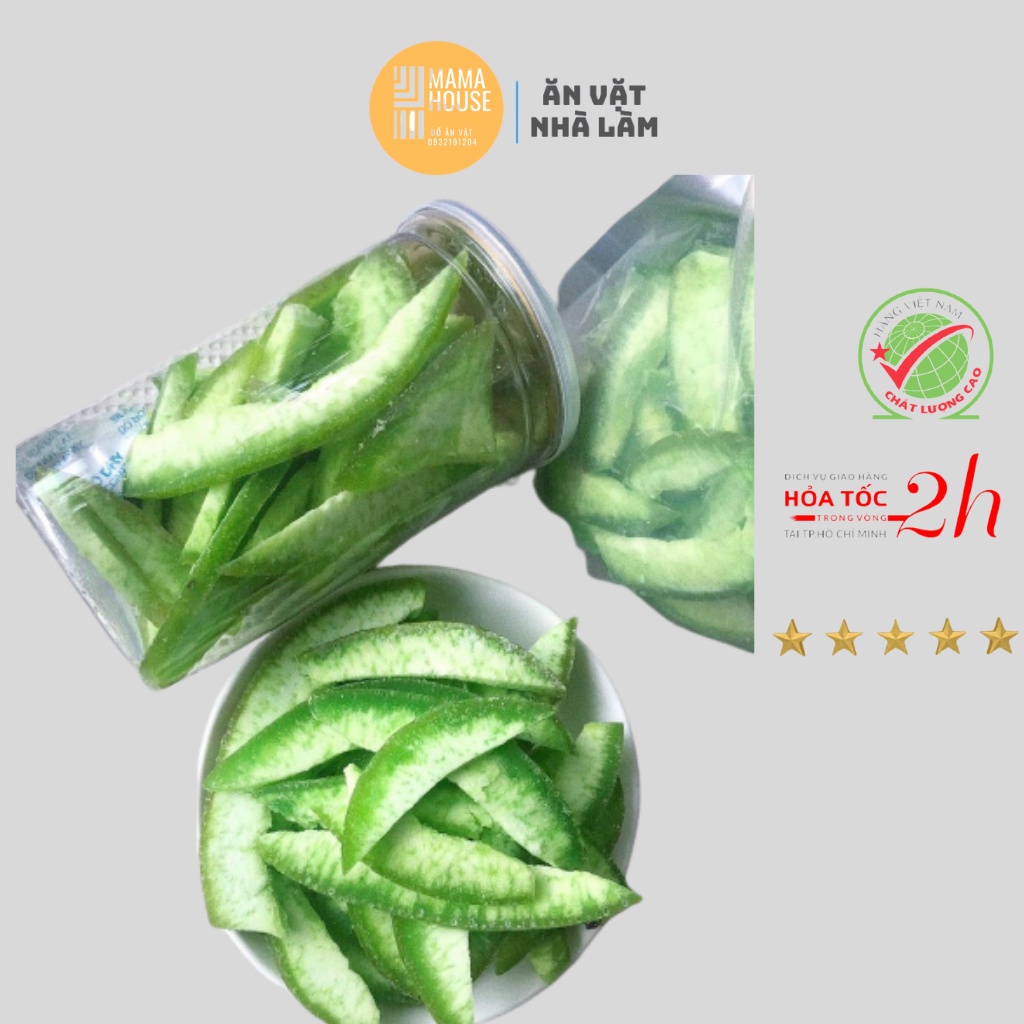 Vỏ Bưởi Sấy Dẻo Thái Lan Siêu Ngon Hũ 300g - Đồ Ăn Vặt Nhà Làm