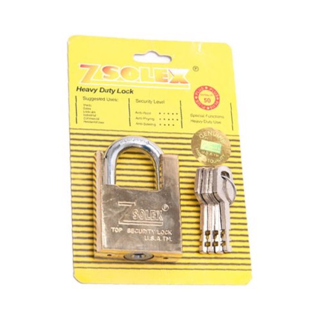 Khoá solex vàng chống cắt 5 phân | Shopee Việt Nam