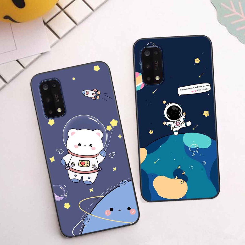 Ốp Realme 7 / 7 Pro in hình vũ trụ, phi hành gia bầu trời cute dễ thương