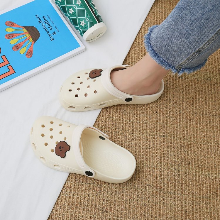 Dép crocs cao su chống nước size 36-41 thoải mái