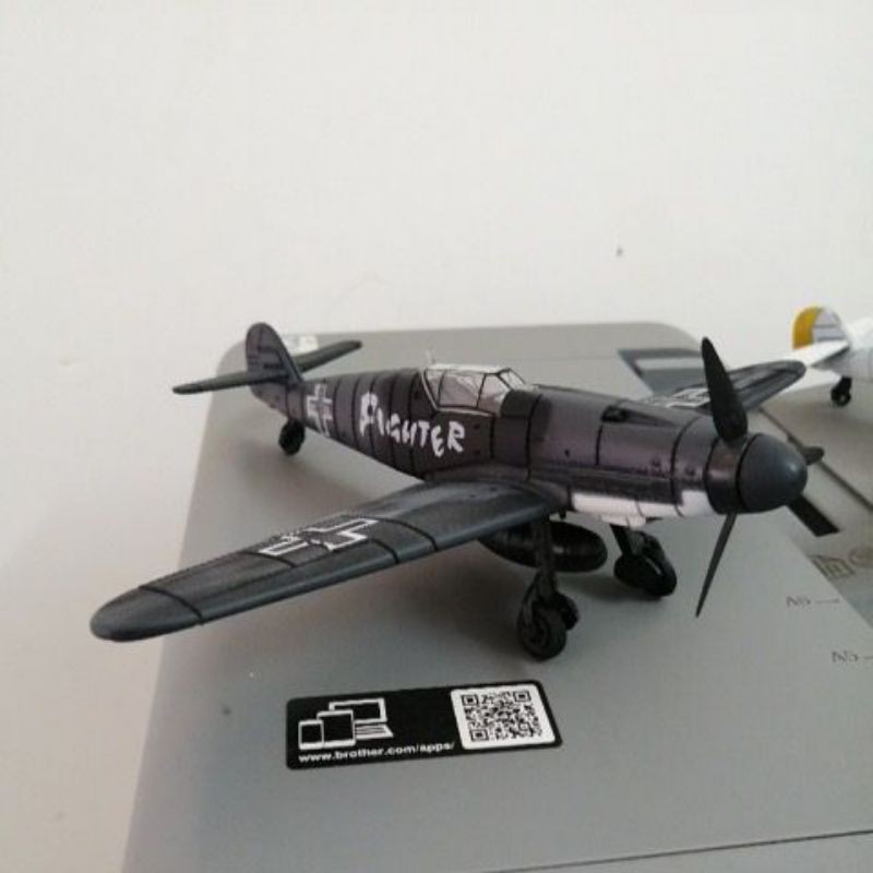 Bộ mô hình tự lắp ráp (DIY) Máy bay BF-109 Tỷ lệ 1:48