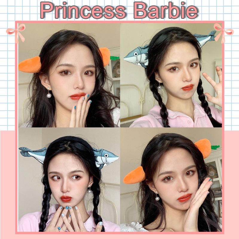 Băng Đô Cài Tóc Hình Cà Rốt Dễ Thương Phong Cách Hàn Quốc Cho Nữ