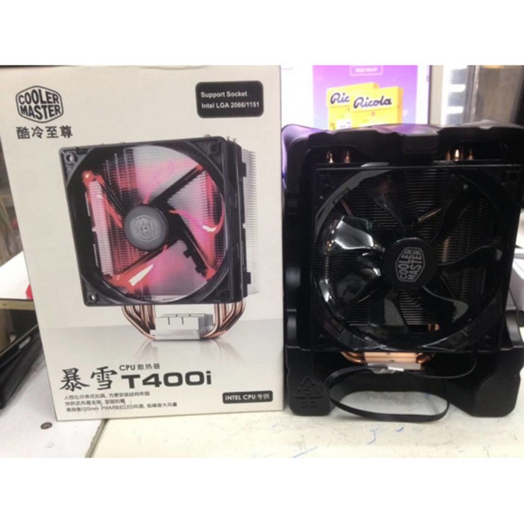 Tản nhiệt CPU  FREESHIP  T400i - Quạt tản nhiệt Cooler Master - Quạt làm mát CPU - BiBiTechs