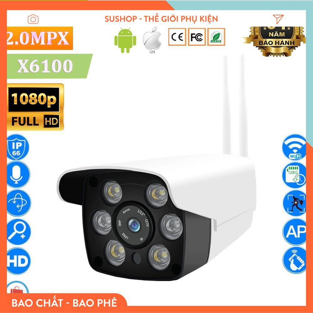 [BH 6 THÁNG]  Camera Giám Sát Ngoài Trời Yoosee - 6 Led Full HD (2.0Mpx) - Hồng Ngoại Quay Đêm