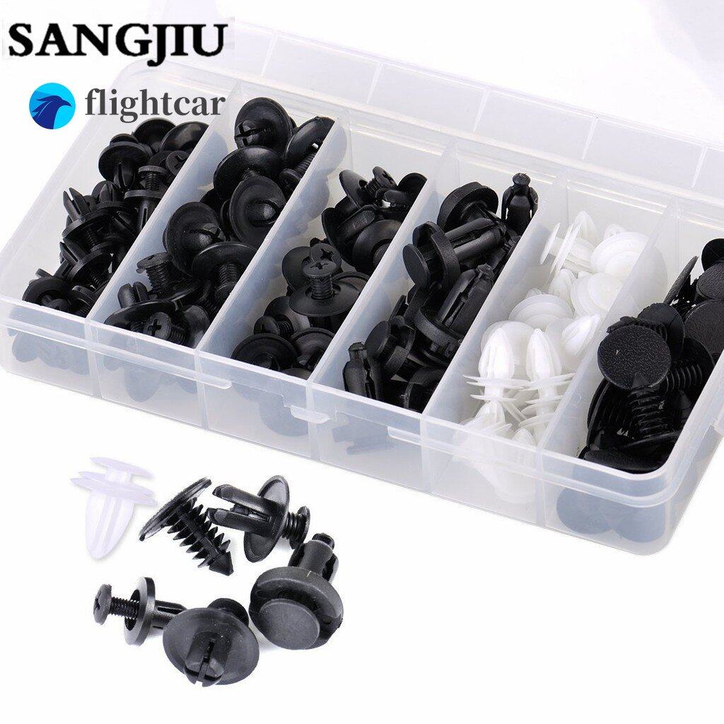 Set 100 Đinh Tán Phụ Tùng Cao Cấp Cho Xe Ô Tô toyota honda Perodua proton Myvi Viva Axia