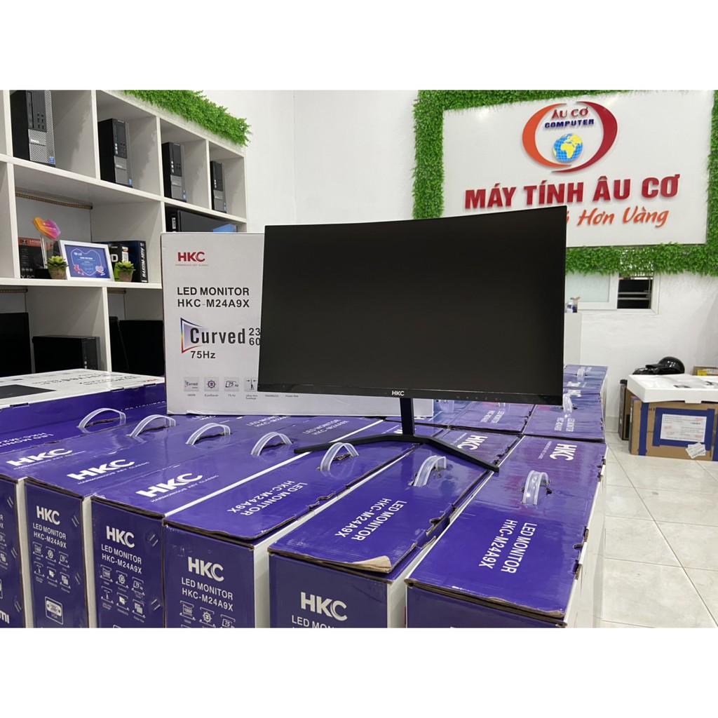 Bộ máy tính để bàn ( Core  i5-2500/ Ram 8GB / SSD 256GB ) và Màn hình Cong HKC 24 inch - Bảo hành chính Hãng 24 tháng