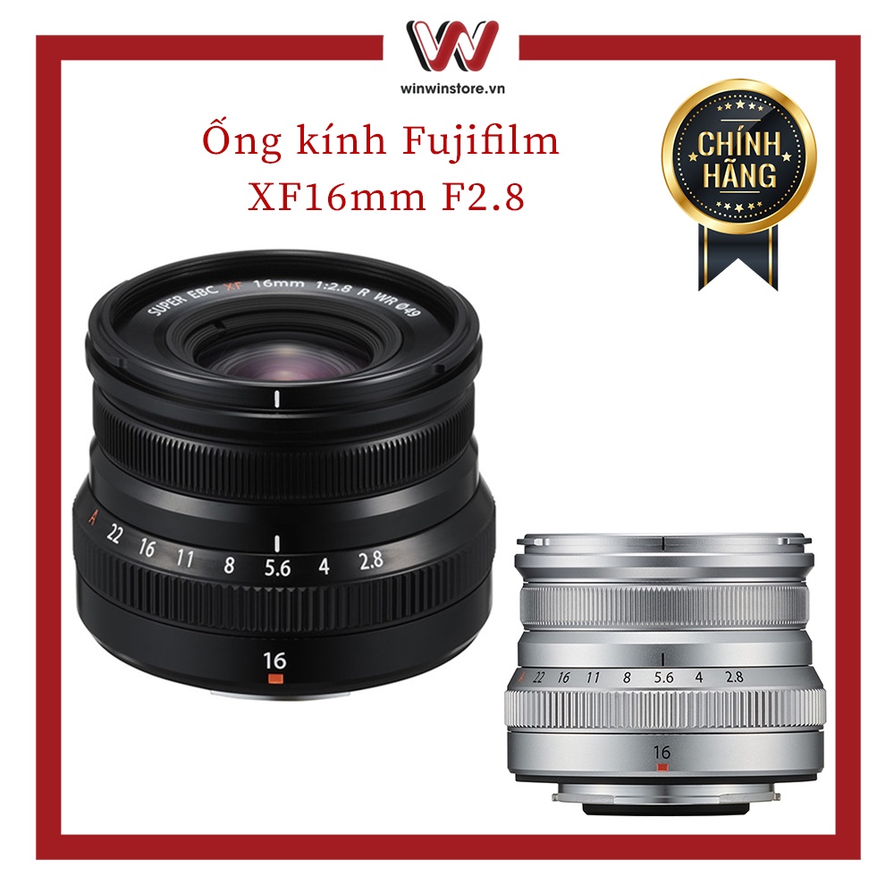 Ống kính Fujifilm XF16mm F2.8 Hàng chính hãng