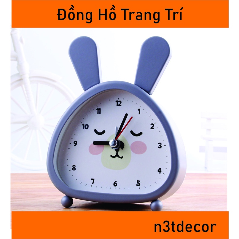 ĐỒNG HỒ nhựa để bàn size lớn - có báo thức, kích thước to