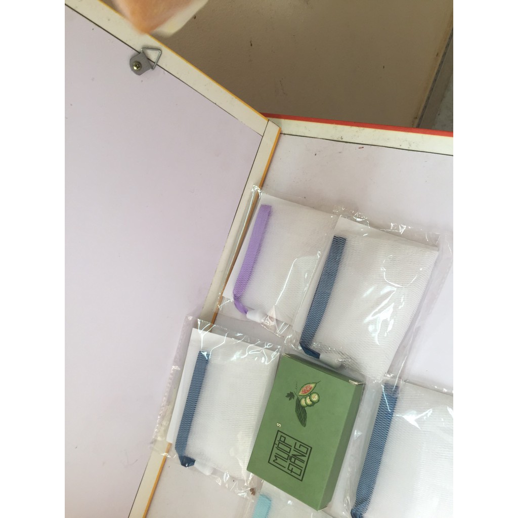 Túi lưới tạo bọt , túi lưới tạo bọt xà phòng , túi lưới đựng xà phòng siêu tạo bọt dày 2 lớp có dây rút