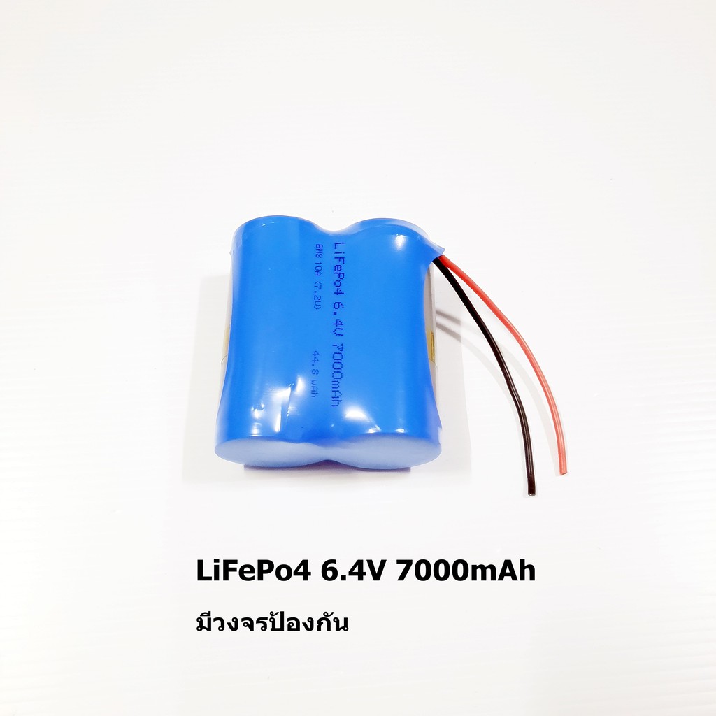 Pin LiFePo4 6.4V 7000mAh (7.2V) 32700 có mạch bảo vệ