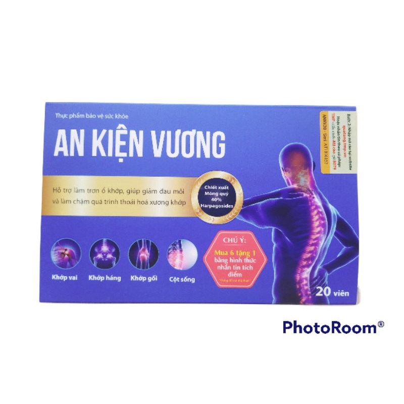 An kiện vương hỗ trợ làm trơn ổ khớp, giúp giảm đau mỏi và làm chậm quá trình thoái hoá xương khớp