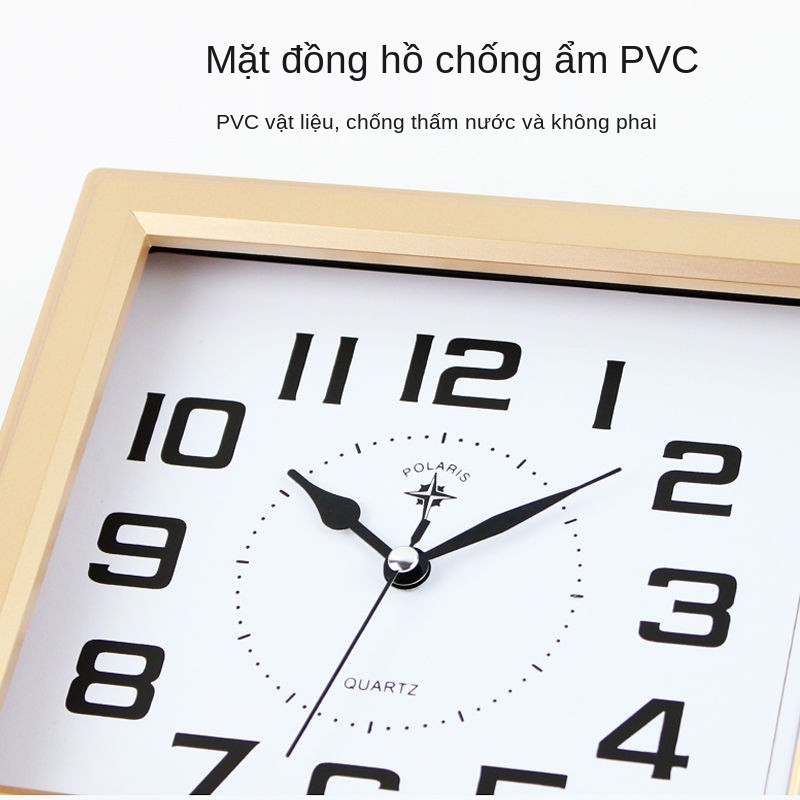 Đồng hồ chòm sao Bắc Cực Phòng khách để bàn nhỏ hiện đại ngủ thạch anh im lặng Lịch báo thức vạn niên điện tử