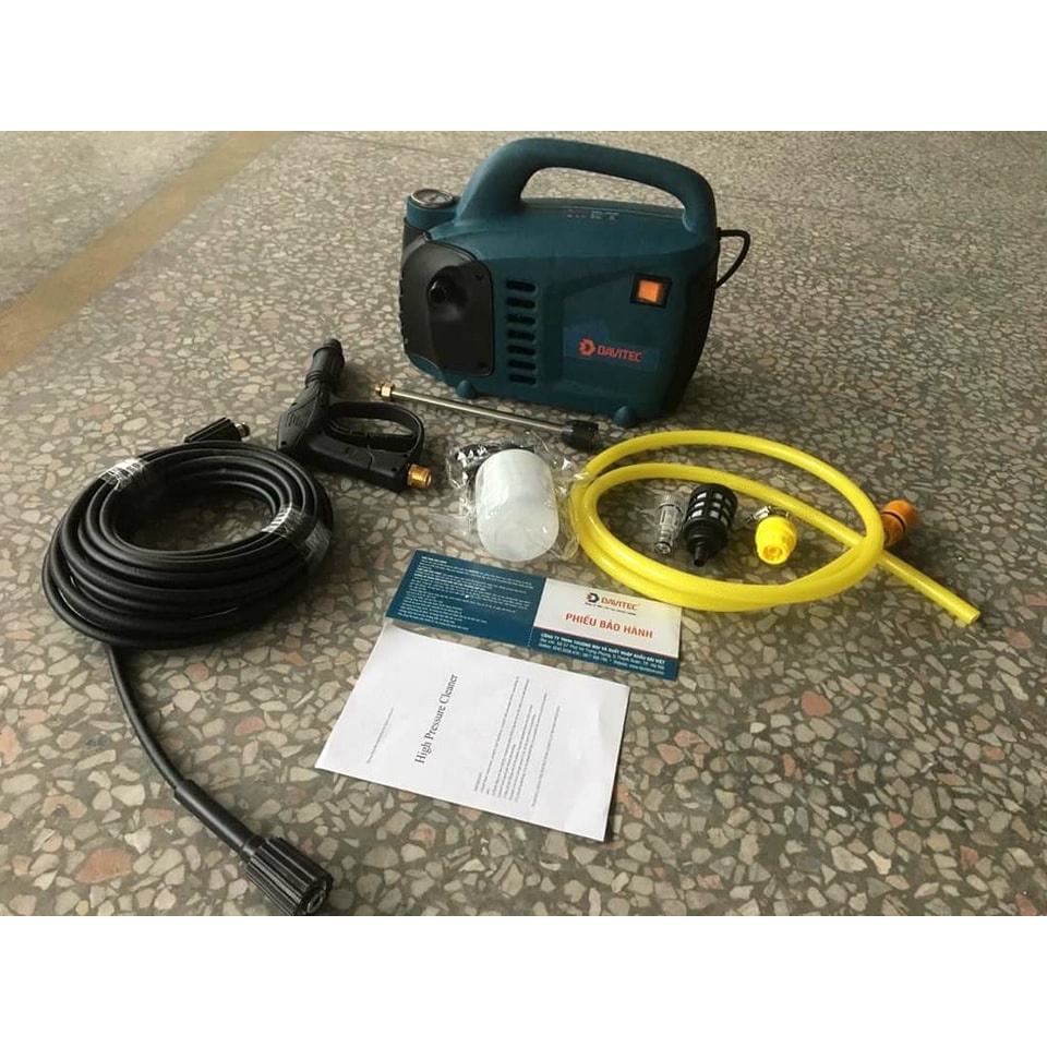 Máy rửa xe Davitec DV2200 , dây cao áp 10m - Hàng chính hãng, bảo hành 6 tháng