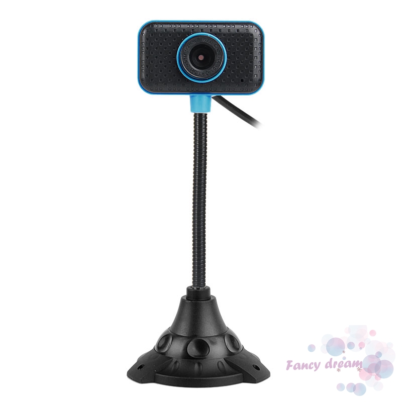 Webcam máy tính 30FPS USB 2.0 HD có micro và kẹp cố định tiện lợi | BigBuy360 - bigbuy360.vn