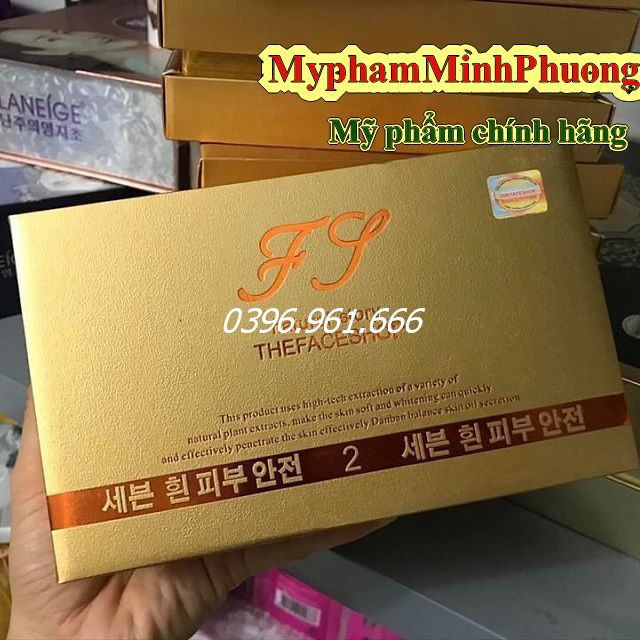 CHÍNH HÃNG] Mỹ phẩm TS vàng 2in1, chuyên làm mờ nám tàn nhang và trắng da tự nhiên, kem nám Hàn Quốc, mỹ phẩm TS vàng