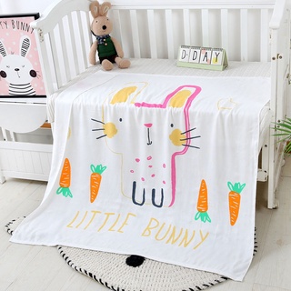 Chăn Lụa 4 Lớp Thấm Nước Siêu Mềm Hàng Cao Cấp Cho Bé (Giao họa tiết ngẫu nhiên)