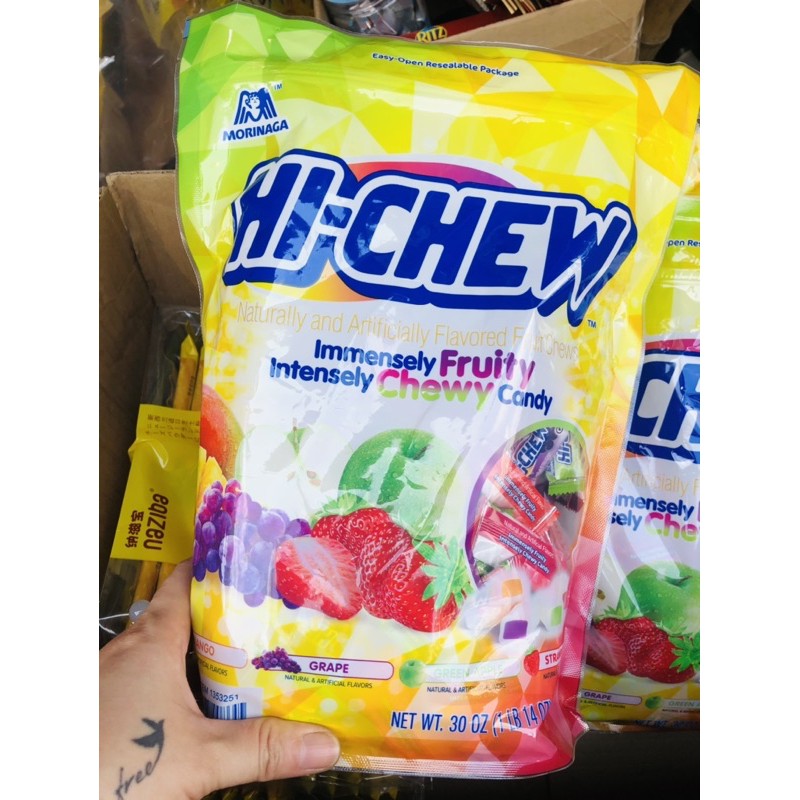 KẸO MỀM NHÂN TRÁI CÂY TƯƠI MORINAGA HI-CHEW 850GR - USA