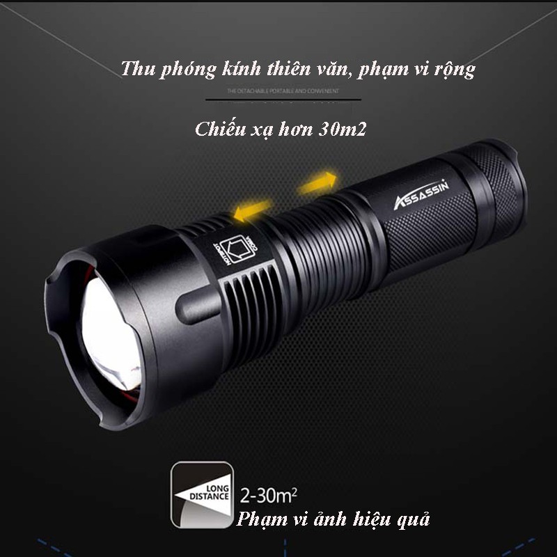 Đèn Pin Siêu Sáng DT-LH187 ĐÈN DUY THẮNG