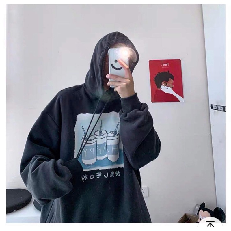 Áo nỉ mũ lọ nước TC6