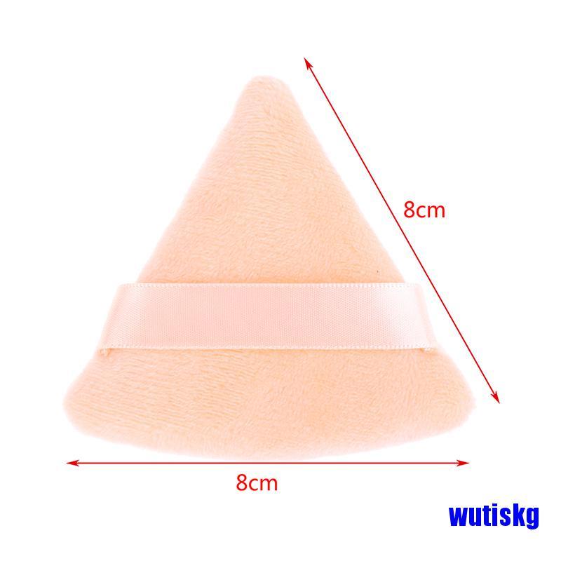 [COD]1/2pcs Cosmetic Puff Triangle Velvet Foundation Cream Mini MakeUp Sponge puffs