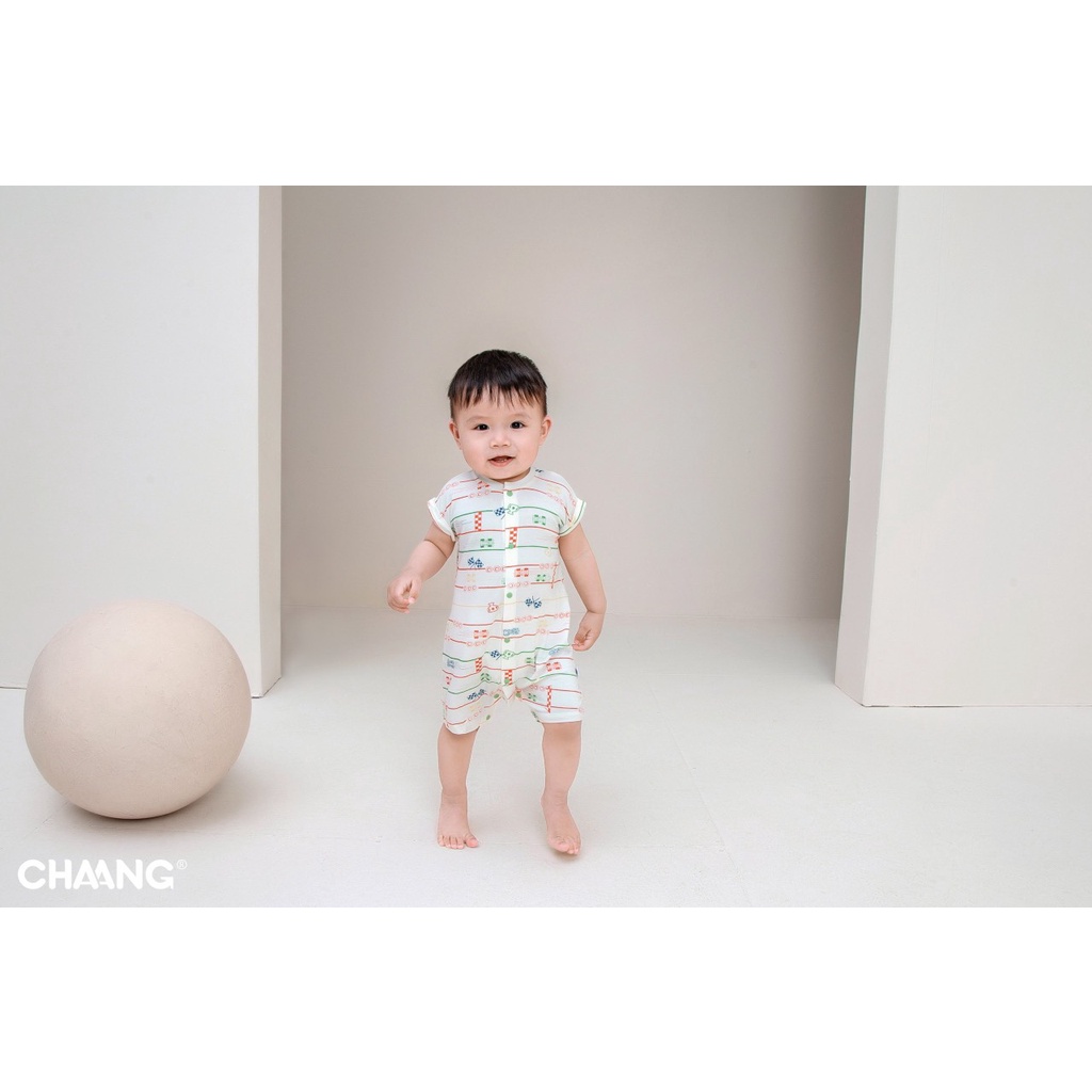 [RẺ VÔ ĐỊCH] Body cotton cúc giữa họa tiết Active Chaang