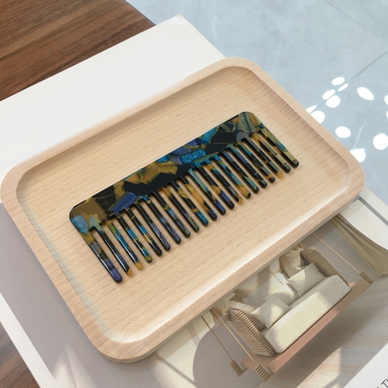 Set 2 Kẹp Tóc Dạng Móng Vuốt Họa Tiết Da Báo Acetate