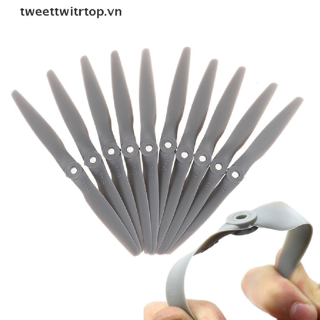 Set 10 Cánh Quạt 6040 6x4 Sợi Thủy Tinh nylon Không Chổi Than Cho Máy Bay Điều Khiển Từ Xa Quadcopter 2450 Hihg