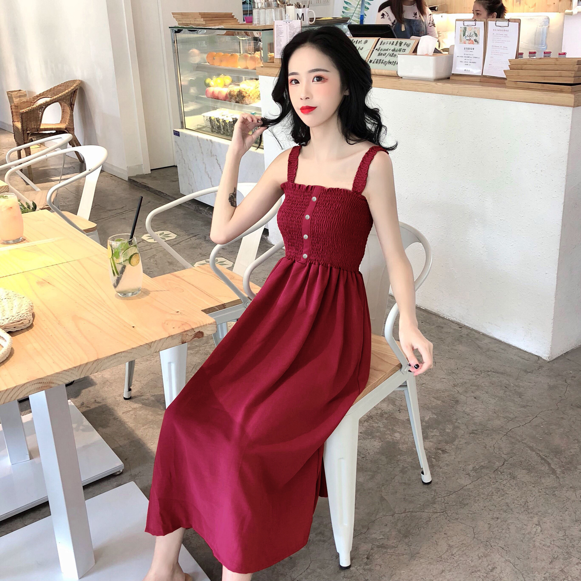 Thời trang mùa hè mới năm 2021 váy dài nữ gợi cảm | BigBuy360 - bigbuy360.vn