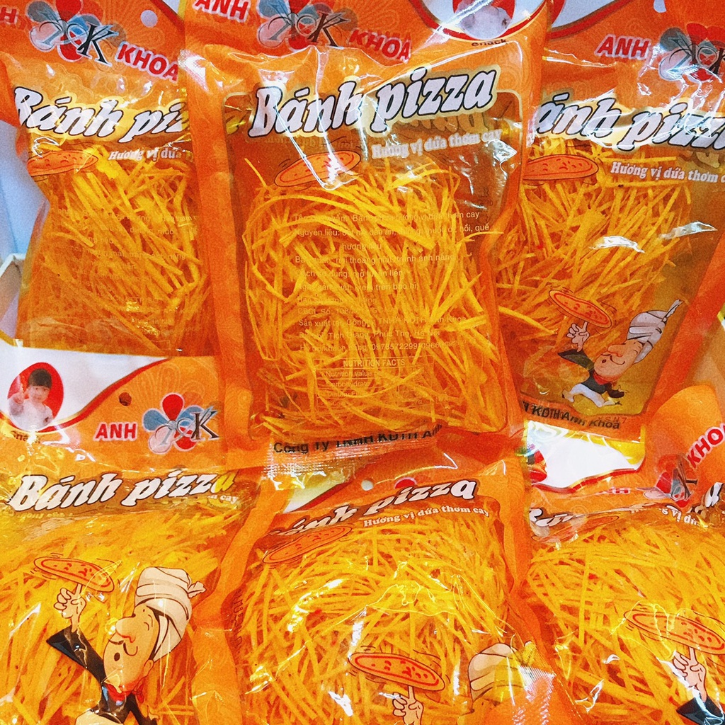 Combo 30 Gói Snack Bánh Pizaa, Đồ Ăn Vặt Cổng Trường Hương Vị Tuổi Thơ