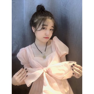 Váy thiết kế bèo nơ ngực