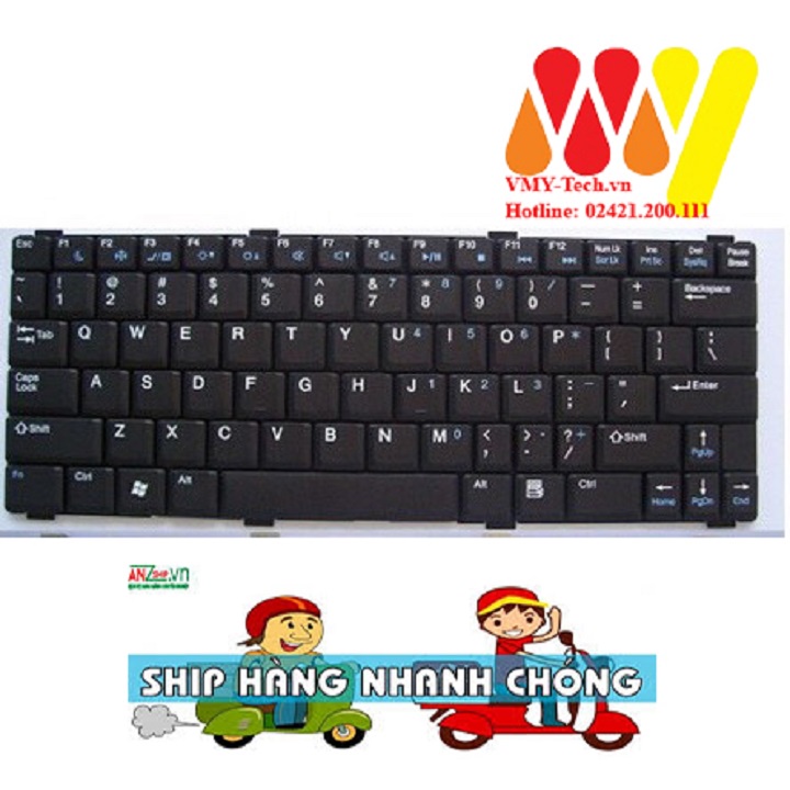 Bàn Phím Laptop Dell Vostro V1200 1200 cáp cong