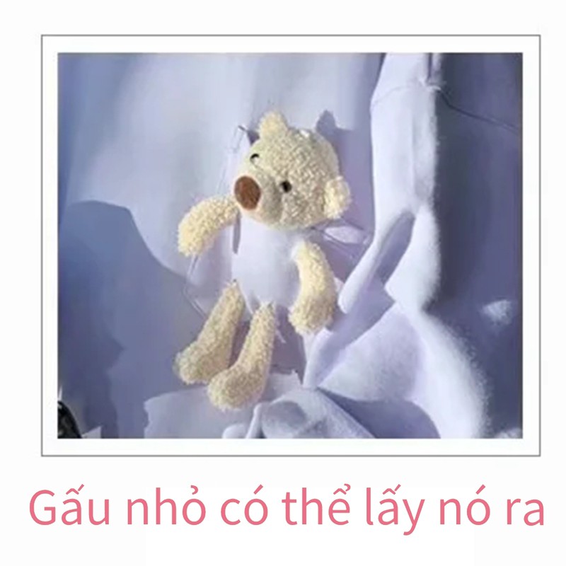 Áo nỉ tay dài in họa tiết gấu kích thước M-2XL cho nam nữ | BigBuy360 - bigbuy360.vn