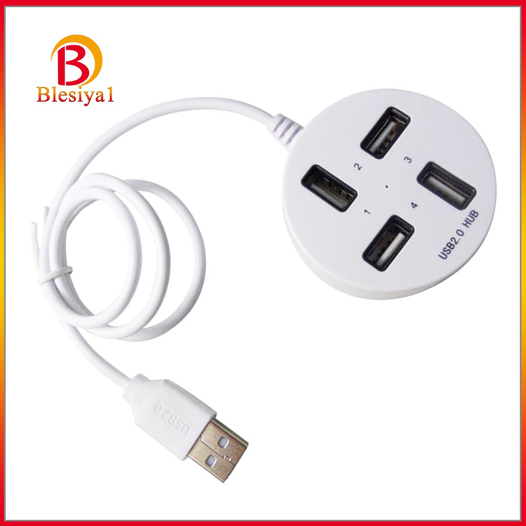 Hub Chia 4 Cổng Usb 2.0 Tốc Độ Cao Cho Pc / Laptop