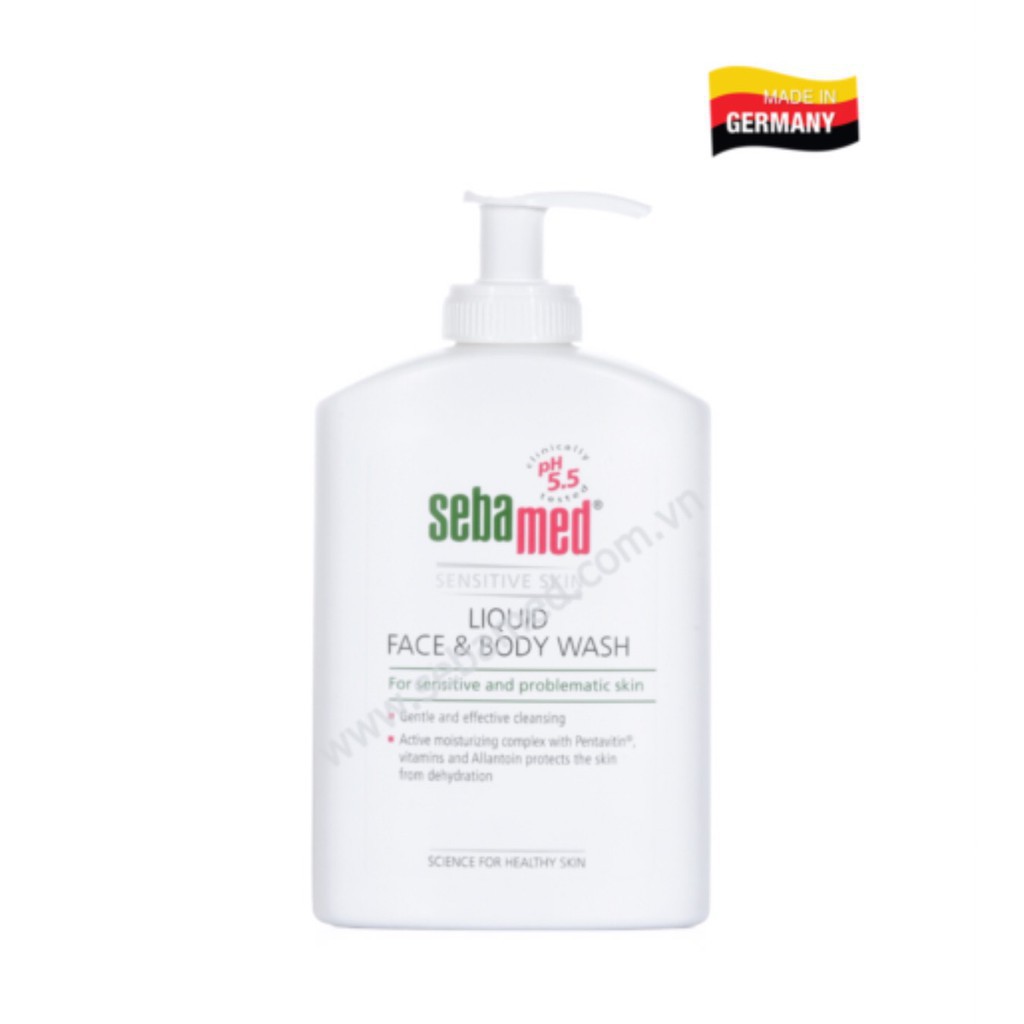 2IN1 - SỮA RỬA MẶT & TOÀN THÂN DA NHẠY CẢM SEBAMED pH5.5 - ĐỨC - 300ML/1000ML(SEBAMED LIQUID FACE & BODY WASH) | BigBuy360 - bigbuy360.vn