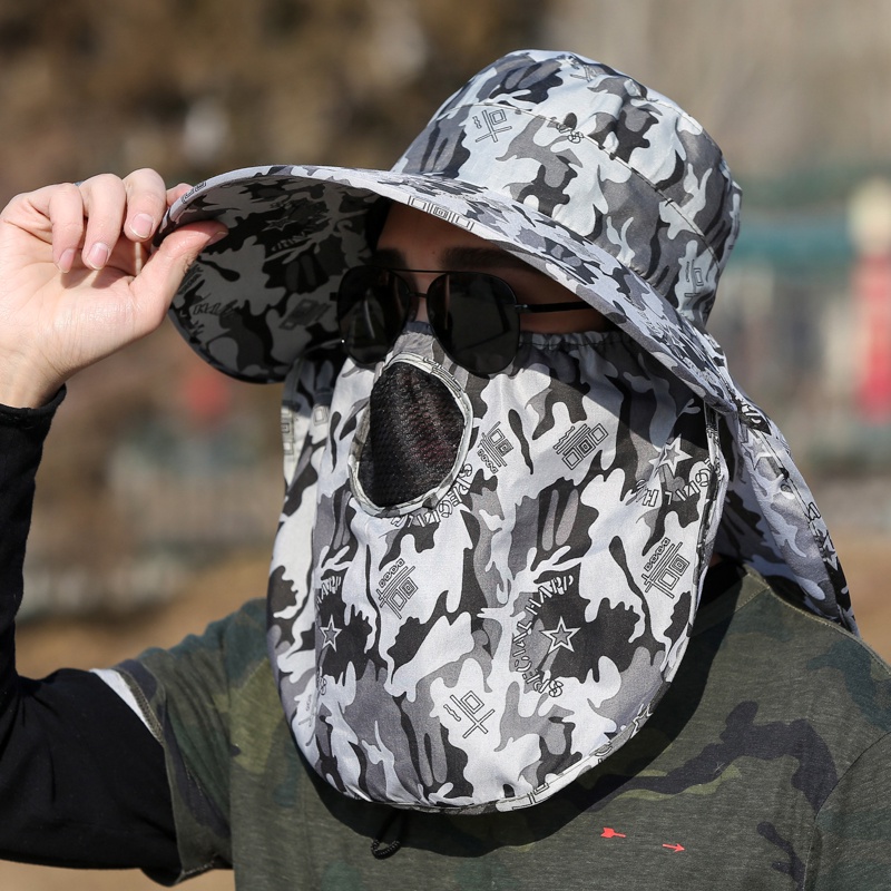 Mũ Vành Tròn Chống Nắng Tia UV Họa Tiết Rằn Ri Đa Năng Thời Trang Mùa Hè