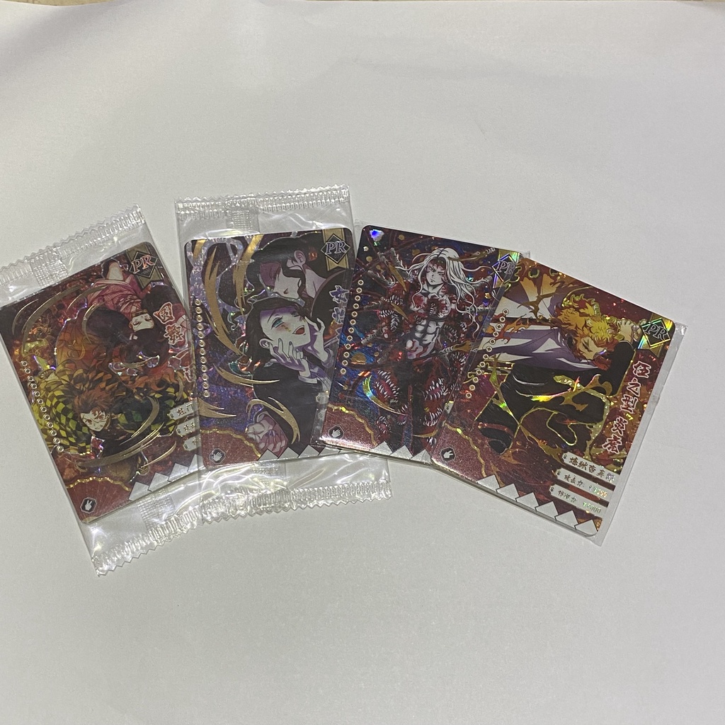 1 Card thẻ THANH GƯƠM DIỆT QUỶ KIMETSU NO YAIBA hologram cao cấp anime chibi sưu tập ảnh xinh xắn